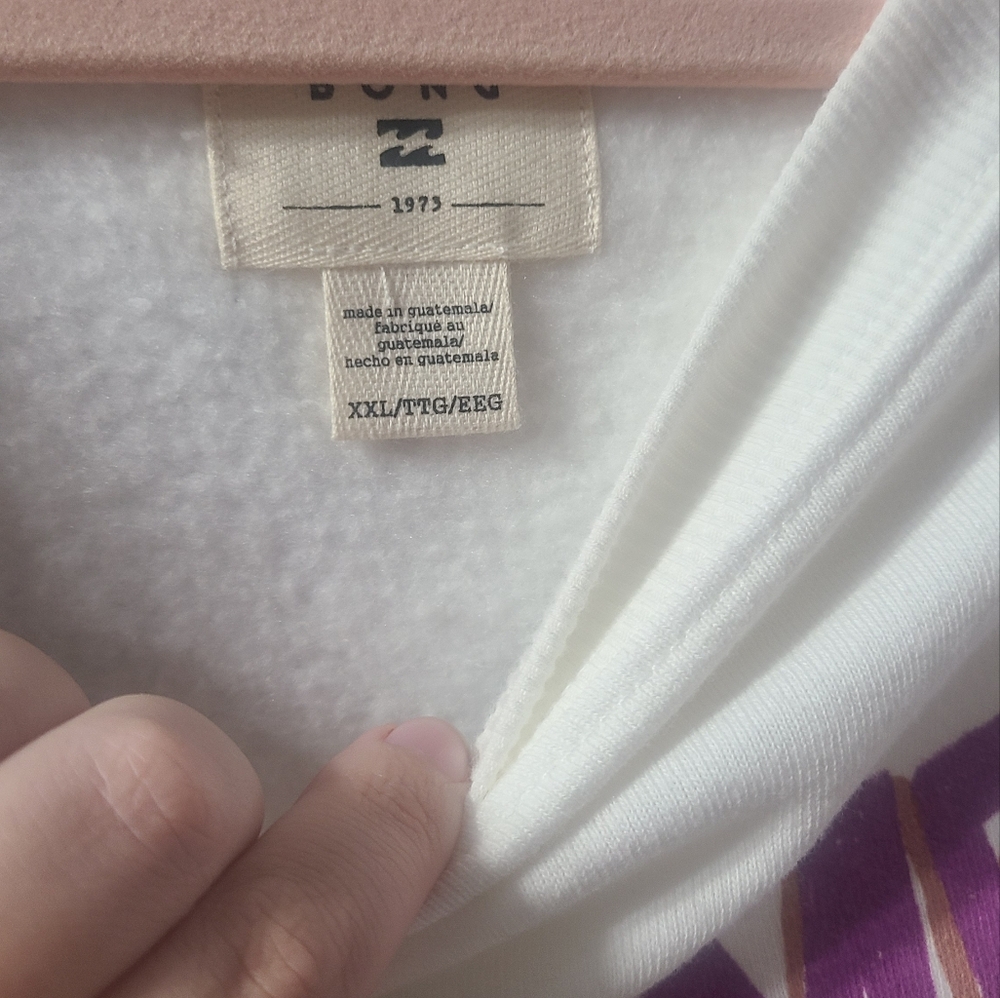 Billabong Cream Tropical Graphic Pullover - Picture 2 of 3